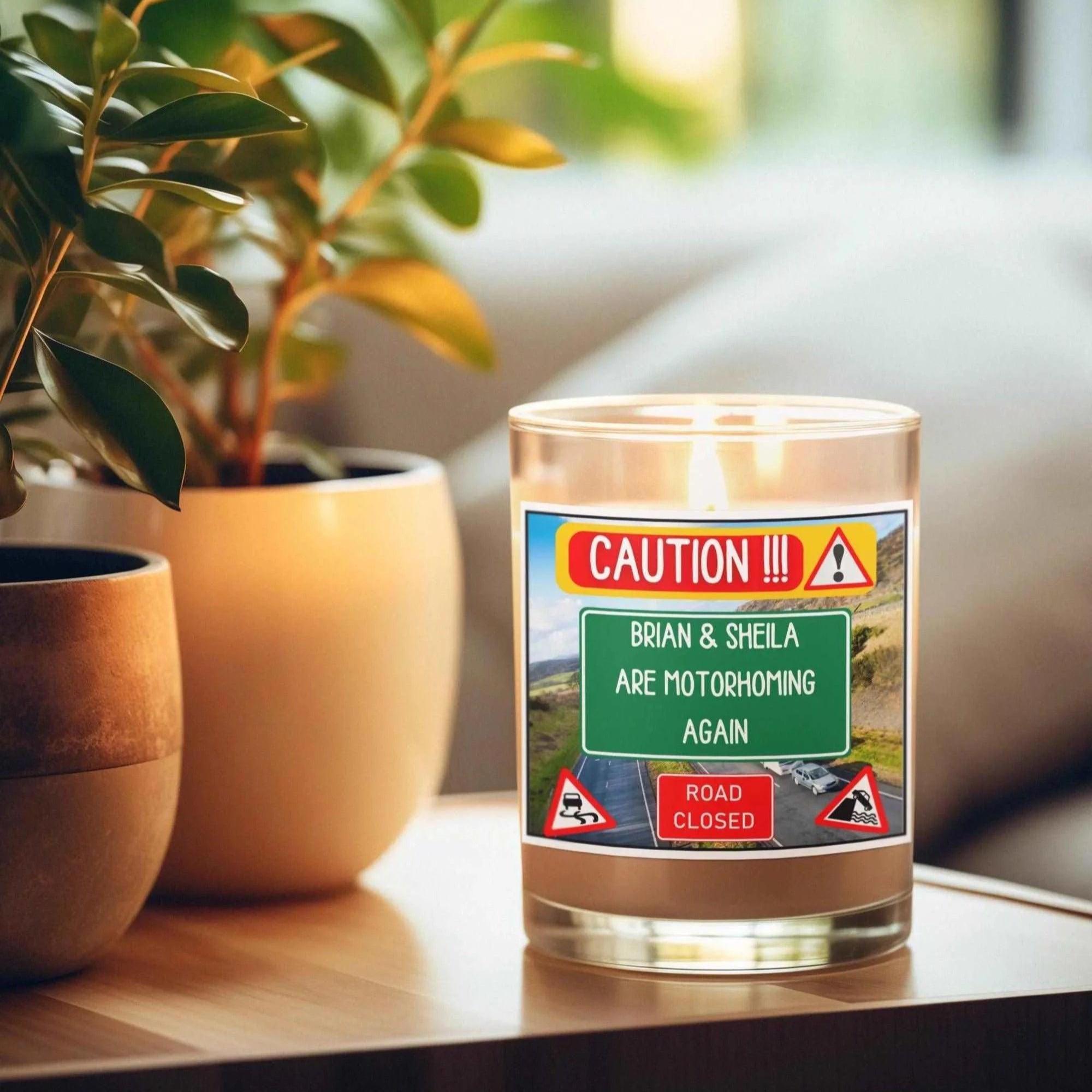 Funny Motorhome Personalised Candle | Campervan Gift | Funny Vanlife Gift | Caravan Funny Gift Idea | Personalised Message Gift | Travel Etsy