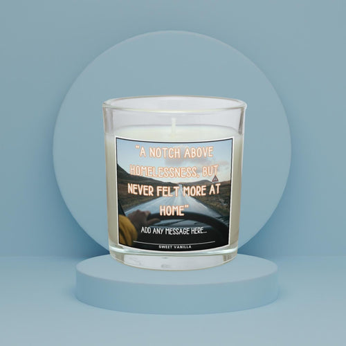 Vanlife Campervan Quote Personalised Candle | Motorhome Quote | Vanlife Decor | Vanlife Quote | Van Conversion | Campervan Life | Travel Etsy