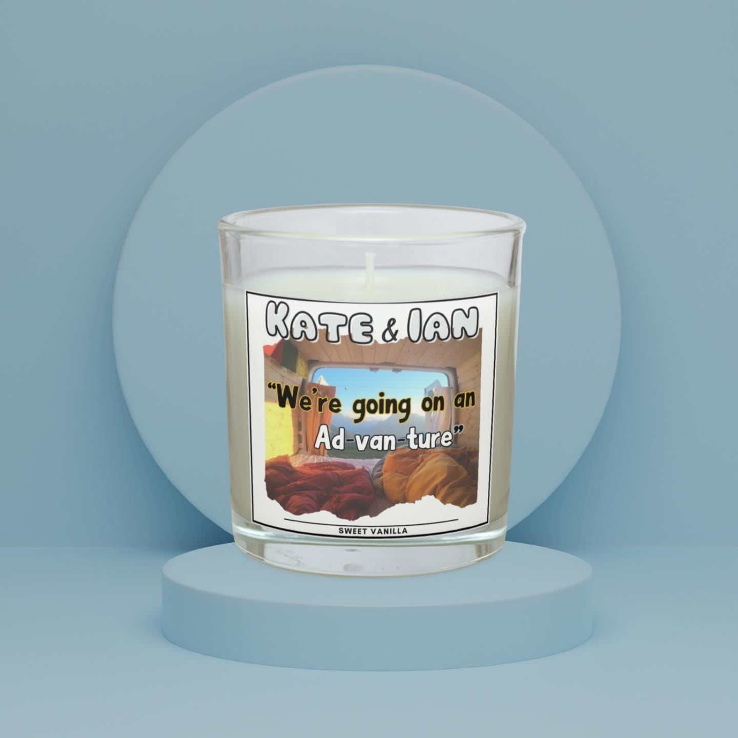 Advanture Personalised Candle | Vanlife Candle | Travel Gift | Motorhome Adventure | Campervan Road Trip | Personalised Message Candle Gift Etsy