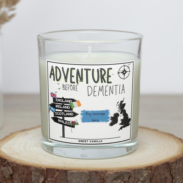 Adventure Before Dementia Candle – Travel Gift