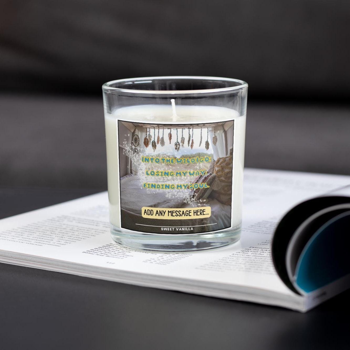 Motorhome Vanlife Quote Personalised Candle | Campervan Decor | Motorhome Decor | Vanlife Gifts | Motorhome Quote | Campervan Message Gift Etsy