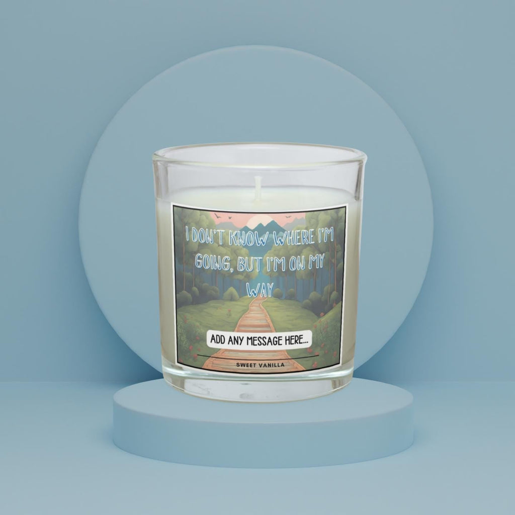 Vanlife On My Way Personalised Candle | Motorhome Candle | Travel Inspiration | Campervan Decoration | Vanlife Message Gift | Personalised Etsy