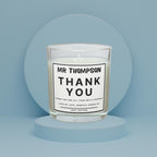 Thank You Teacher Personalised Candle | Gifts for Teacher | thank You Teacher | Best Teacher gift | Personalised Teacher Gift | End Of Term Etsy