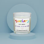 Teacher's Last Nerve Funny Personalised Candle | Funny Gift for Teacher | Funny Teacher Gift | Gift for Teacher | Best Teacher Gift Candle Etsy