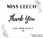 Teacher Thank You Personalised Candle | Gifts for Teacher | Thank You Teacher | Best Teacher gifts | End Of term Gifts | Miss You Teacher Etsy