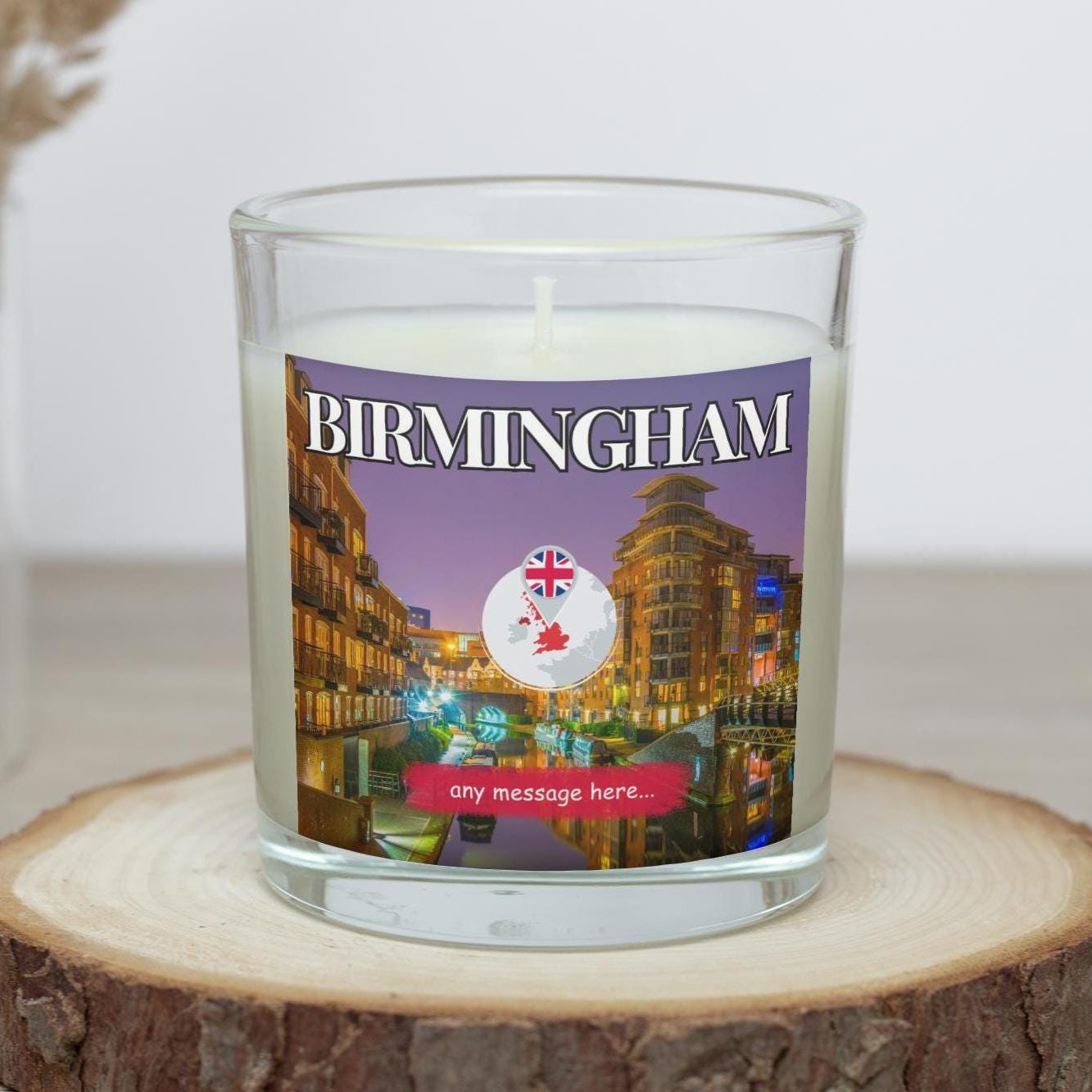 Birmingham Personalised Candle | Birmingham City Gift | Brummie Message Gift | Birmingham Holiday Candle | Birmingham Travel Candle Gift Etsy