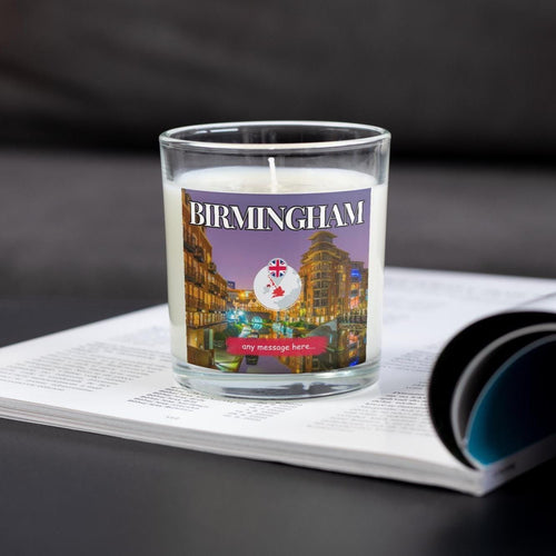 Birmingham Personalised Candle | Birmingham City Gift | Brummie Message Gift | Birmingham Holiday Candle | Birmingham Travel Candle Gift Etsy