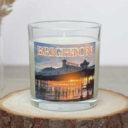 Brighton Personalised Candle | Brighton Gift | Brighton Candle gift | Brighton Home Decor | Brighton Holiday | Brighton Pier Candle Message Etsy
