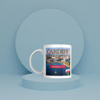 Personalised Cardiff Mug | Welsh Gift | Custom Message | Cardiff City Souvenir Gift | Welsh Dragon Gift | Novelty Mug | Welsh Mug | Cardiff Etsy