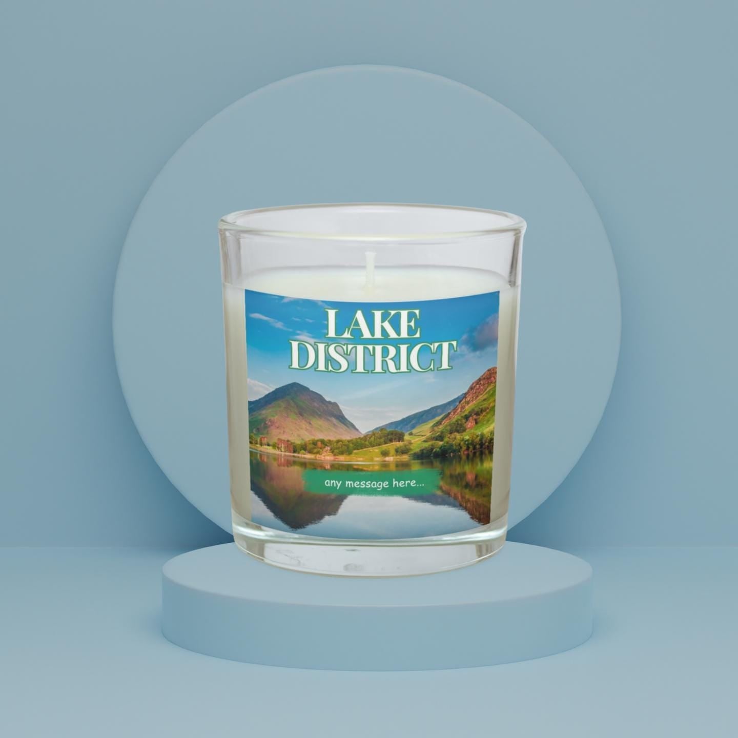 Lake District Personalised Candle | Lake District Gift | Windermere | Derwent | Lake District National Park |   Scenic Lake District Candle Etsy