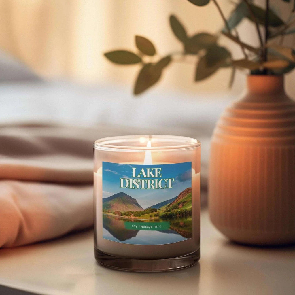 Lake District Personalised Candle | Lake District Gift | Windermere | Derwent | Lake District National Park |   Scenic Lake District Candle Etsy
