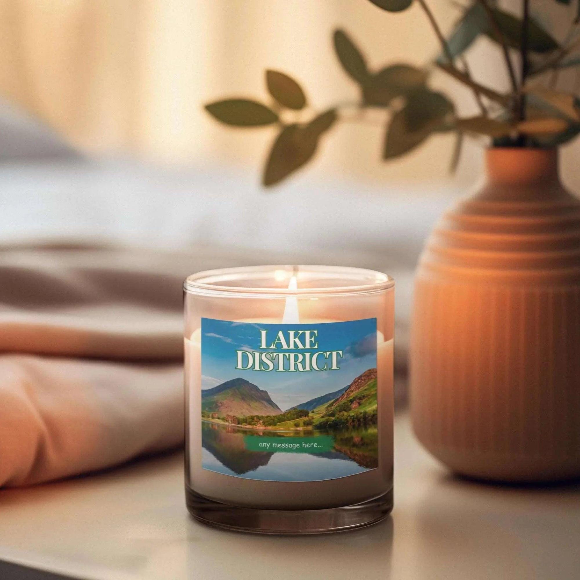 Lake District Personalised Candle | Lake District Gift | Windermere | Derwent | Lake District National Park |   Scenic Lake District Candle Etsy