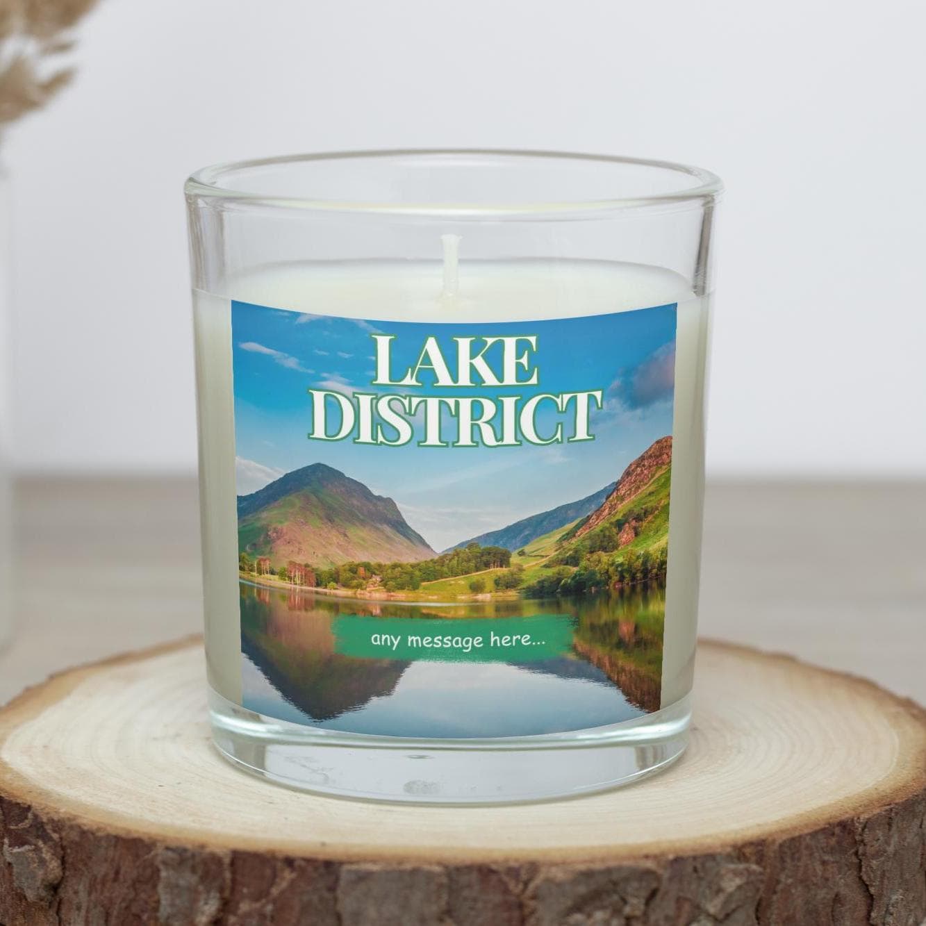 Lake District Personalised Candle | Lake District Gift | Windermere | Derwent | Lake District National Park |   Scenic Lake District Candle Etsy