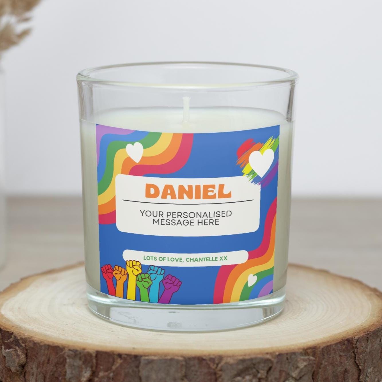 Gay Pride Name & Message Personalised Candle | LGBTQ Gifts | Gay Friend Gift | Personalised Message Gift | Coming Out Gift | Funny Gay Gift Etsy