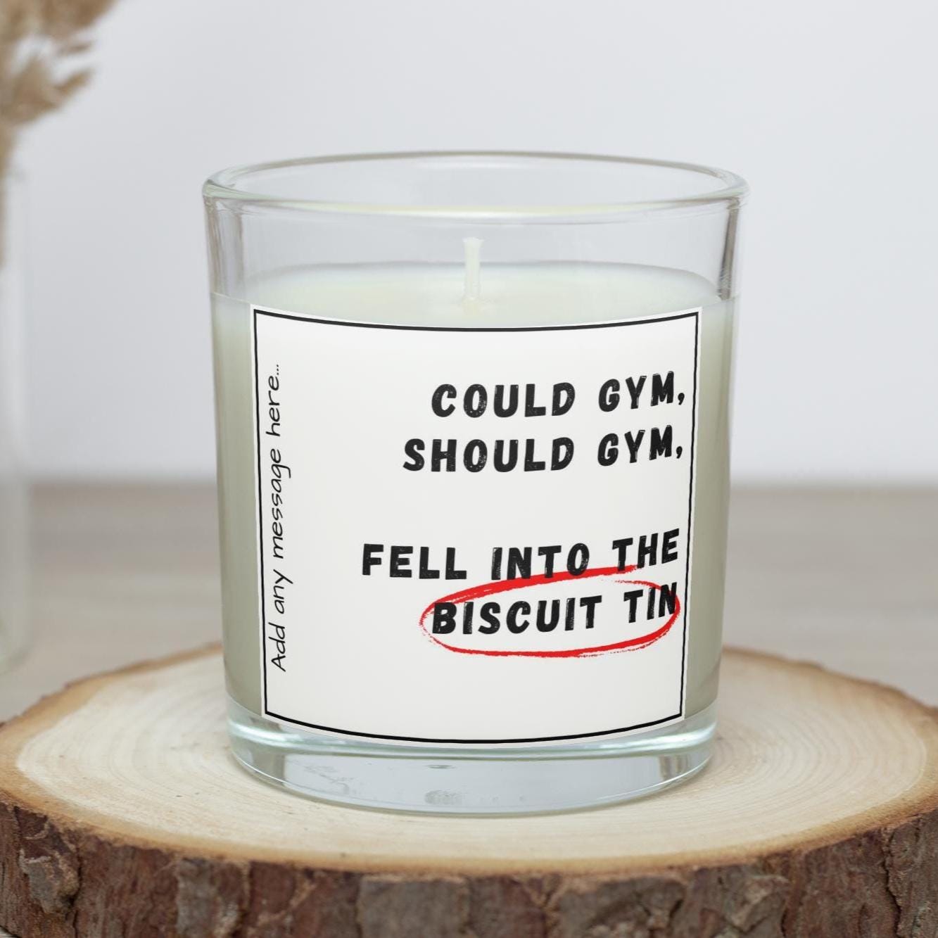 Funny Gym Joke Personalised Candle | Gym Humour | Funny Fitness Joke Gift | Novelty Gift for Gym Friend | Funny Secret Santa | Gym Birthday Etsy