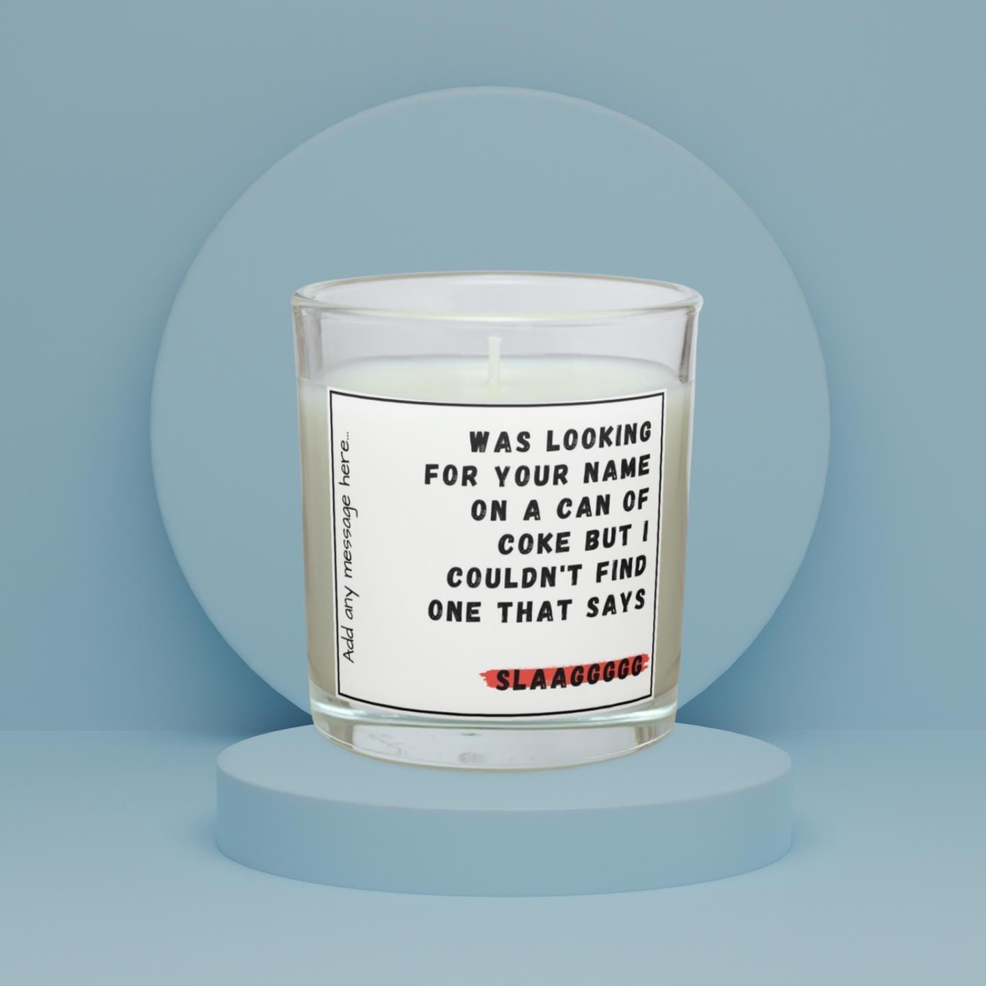 Funny Rude Friend Personalised Candle | Make You Laugh Candle | Adult Joke Gift | Rude Secret Santa | Funny Slag Joke Gift | BFF Funny Gifts Etsy