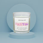 Funny Fuck You Personalised Candle | Joke Gift for Her | Funny Candle for Her | Secret Santa Gift for Her | Joke Fuck You Message Candle Etsy