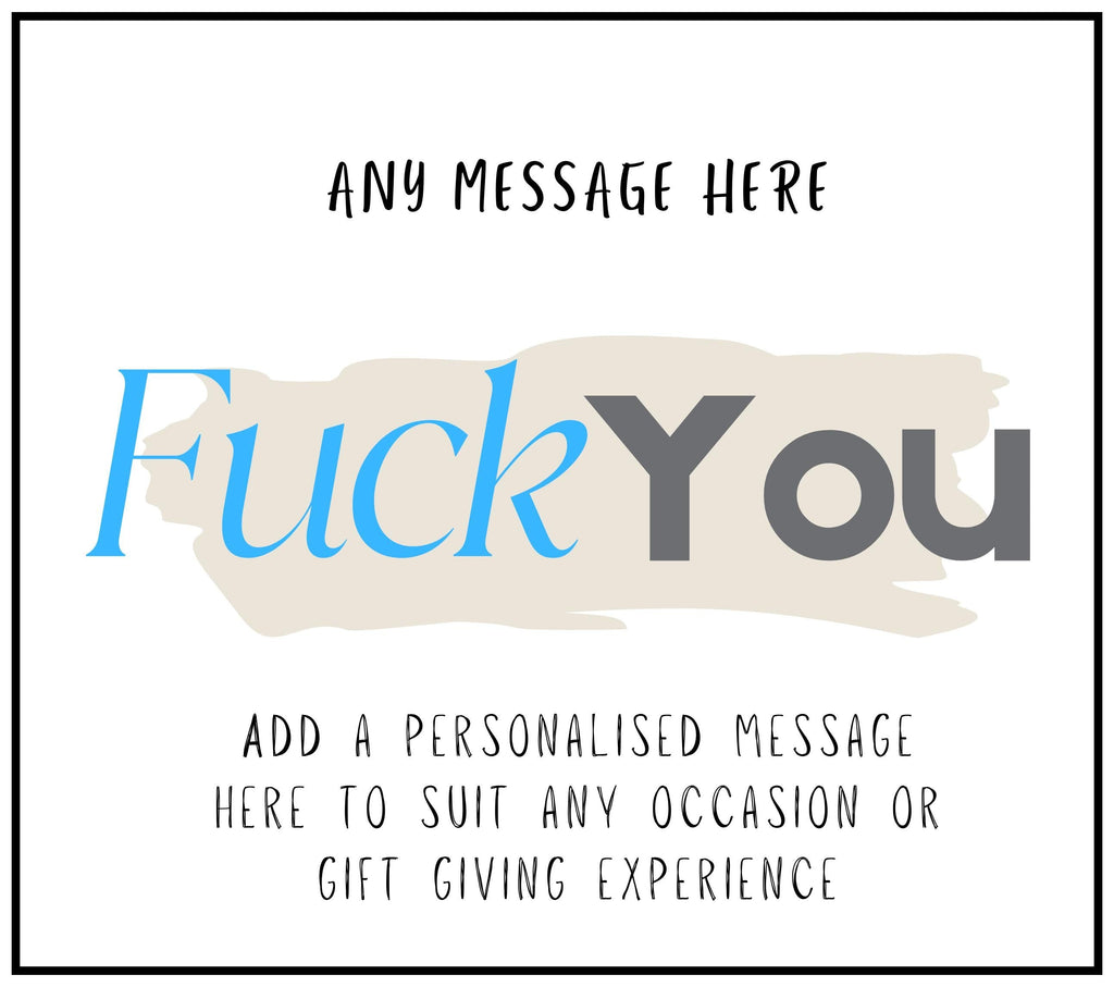 Funny Fuck You Personalised Candle | Joke Gift for Him | Funny Candle for Him | Secret Santa Gift for Him | Joke Fuck You Gift for Dad Etsy