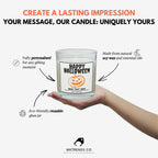 Halloween Pumpkin Personalised Candle | Halloween Decoration | Trick or Treat | Halloween Party | Halloween Decorations | Pumpkin Message Etsy