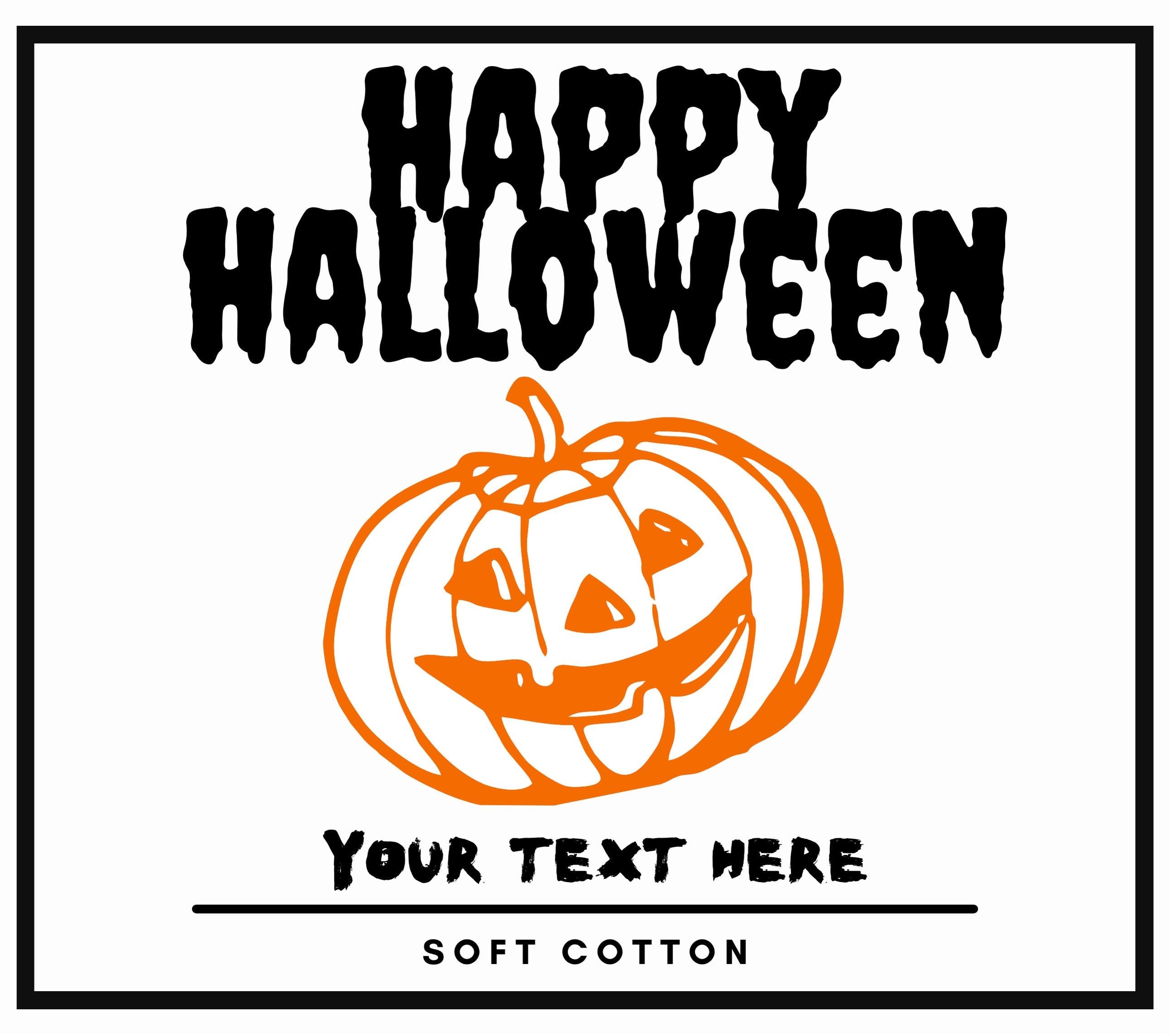 Halloween Pumpkin Personalised Candle | Halloween Decoration | Trick or Treat | Halloween Party | Halloween Decorations | Pumpkin Message Etsy