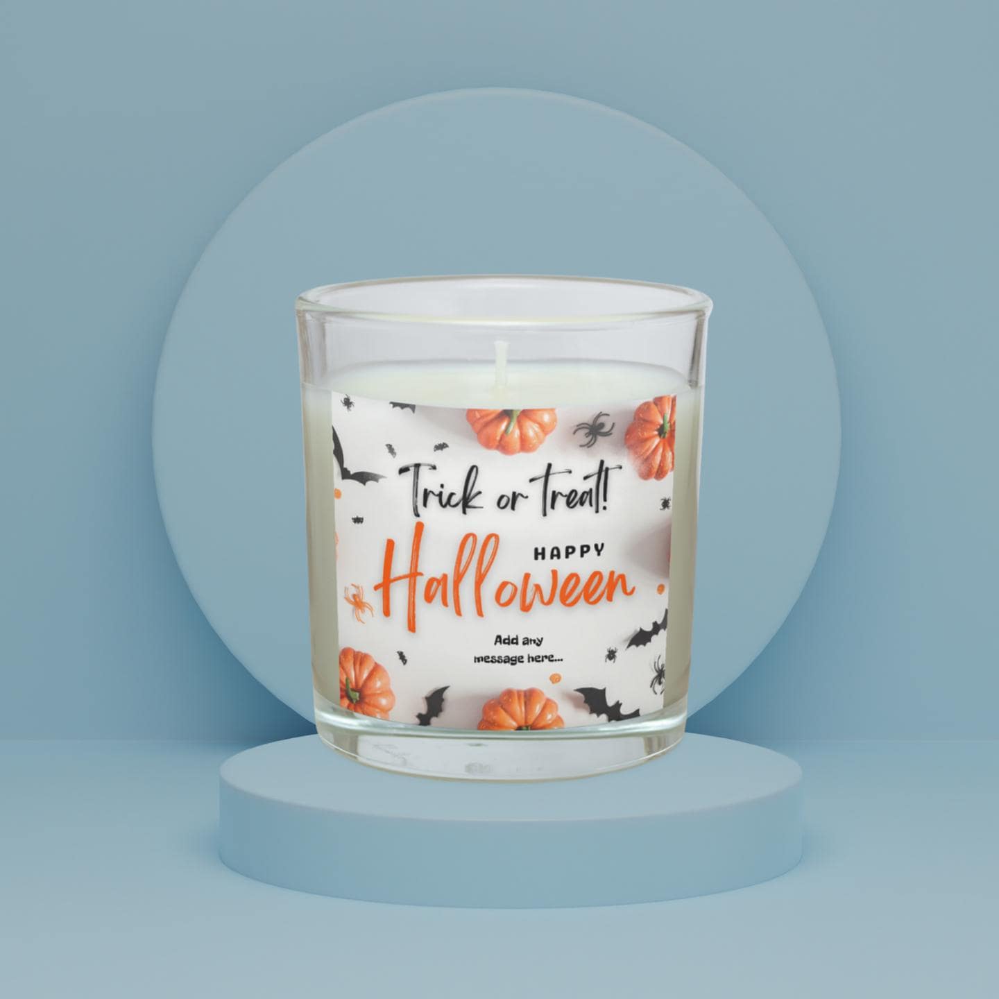 Trick or Treat Halloween Personalised Candle | Trick or Treat | Halloween Gifts | Halloween Party | Trick Or Treat Party | Happy Halloween Etsy