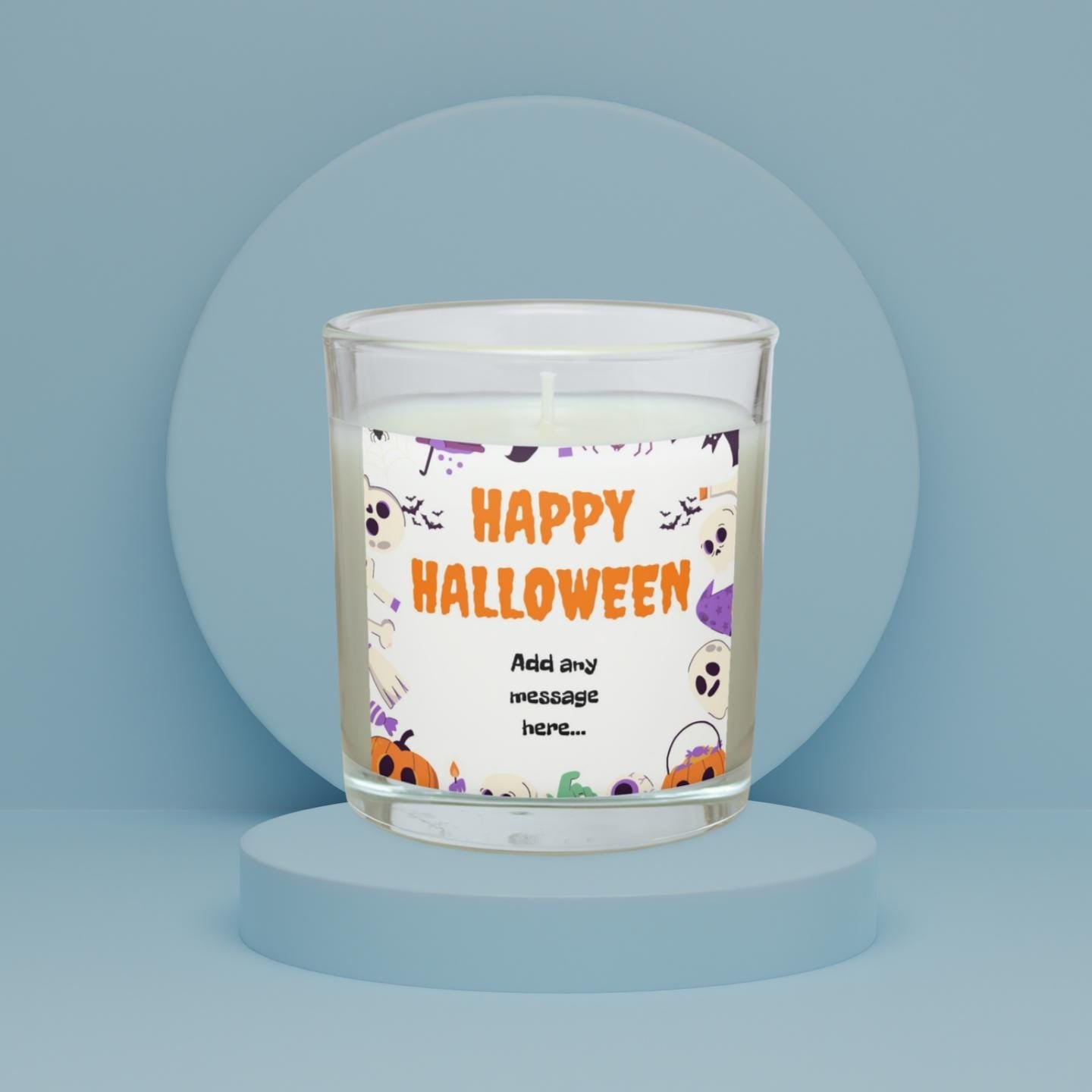 Happy Halloween Personalised Candle | Halloween Decoration | Trick or Treat | Halloween Party Decorations | Halloween Home Decor | Halloween Etsy