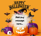 Halloween Custom Message Personalised Candle | Halloween Decoration | Trick or Treat | Halloween Party | Custom Message Halloween Candle Etsy