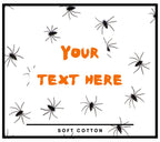 Halloween Spider Message Personalised Candle | Spooky Spider Message Gift | Halloween Spider Decoration | Scary Spider Message Candle Gift Etsy