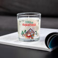Festive Merry Christmas Scene Personalised Candle | Christmas Gifts | Christmas Home | Festive Decorations | Personalised Christmas Message Etsy