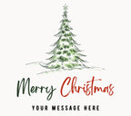 Festive Merry Christmas Tree Candle | Personalised Candle | Christmas Tree Gift | Festive Merry Christmas Candle | Custom Christmas Message Etsy