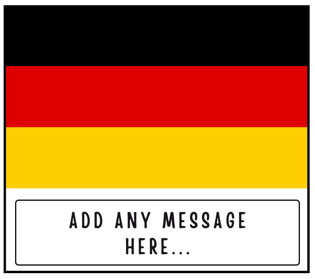 Germany Personalised Candle | German Flag Gift | German Message Gift | Germany Décor | Gift for German Friend | German Culture | German Gift Etsy