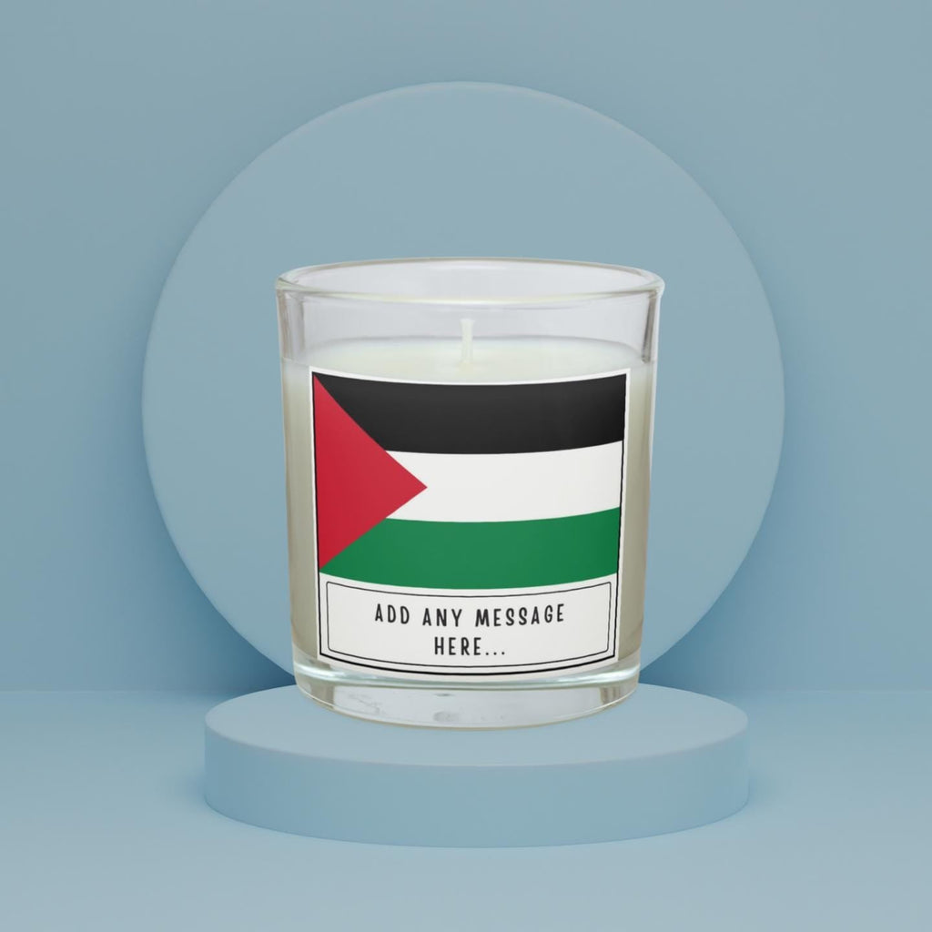 Palestine Candle | Flag of Palestine Gift | Palestine Message Candle | Palestine Home Décor | Missing Palestine | Palestine Cultural Candle Etsy