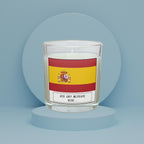 Spain Personalised Candle | Flag of Spain | Spanish Candle Gift | Spain Lover Gift | Spanish Message | Spain Birthday | Spanish Culture Gift Etsy