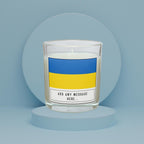 Ukraine Personalised Candle | Flag of Ukraine | Ukraine Message Candle | Gift for Ukrainian | Patriotic Ukraine Gift | Missing Ukraine Gift Etsy