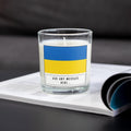 Ukraine Personalised Candle | Flag of Ukraine | Ukraine Message Candle | Gift for Ukrainian | Patriotic Ukraine Gift | Missing Ukraine Gift Etsy