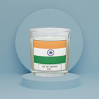 India Personalised Candle | Flag of India | Gift for Indian | India Message Gift | Diwali Candle | Holi Candle | Indian Home Decor | India Etsy