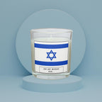 Israel Personalised Candle | Flag of Israel | Gift for Jewish Person | Israeli Home Décor | Israel Message Gift | Israel Culture Candle Gift Etsy