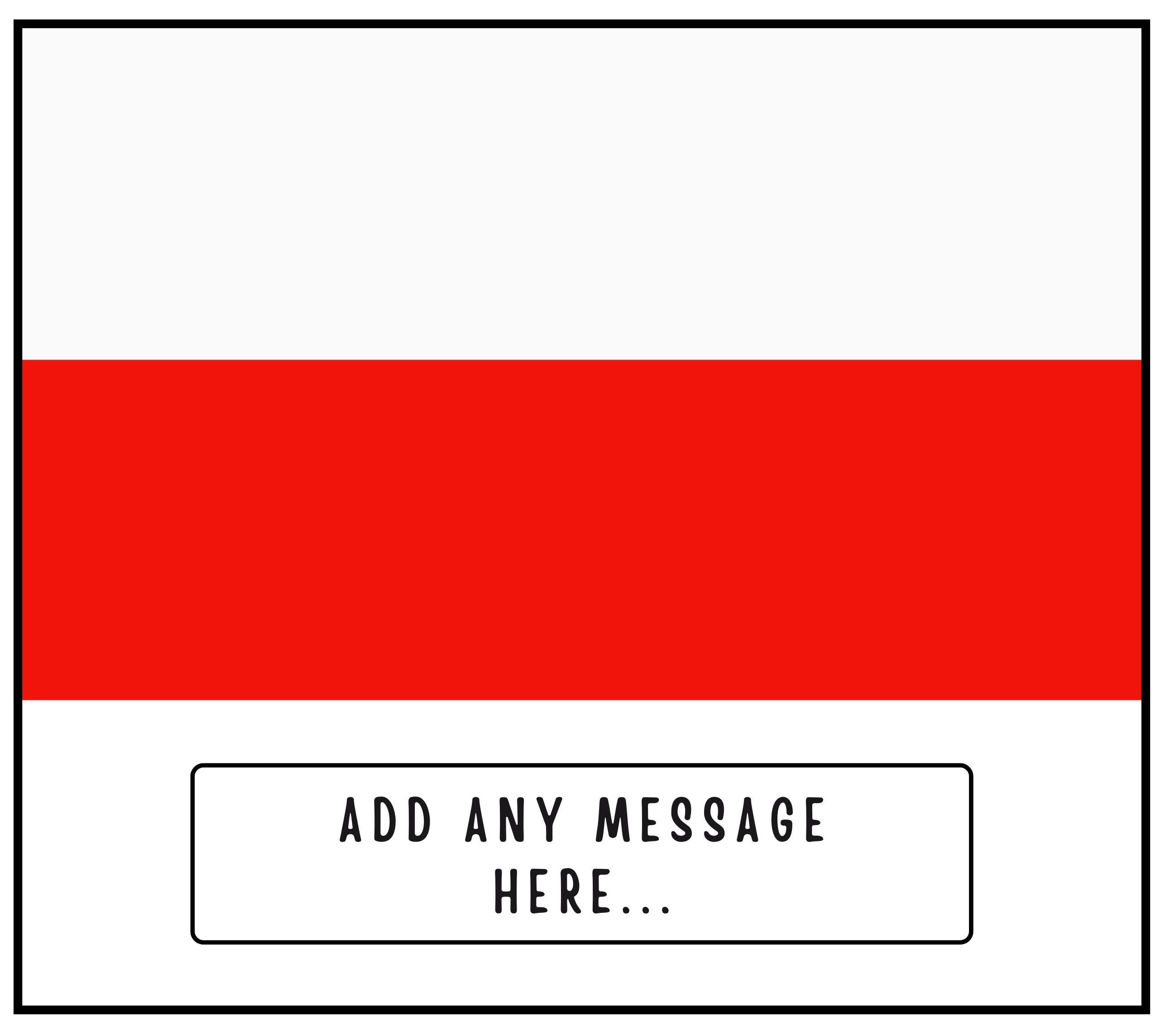 Poland Personalised Candle | Flag of Poland | Gift for Polish | Poland Message Gift | Custom Polish Gift | Polish Flag Message Candle Gift Etsy