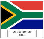 South Africa Personalised Candle | Flag of South Africa | Gift for South African | South Africa Home Décor | South Africa Custom Candle Gift Etsy