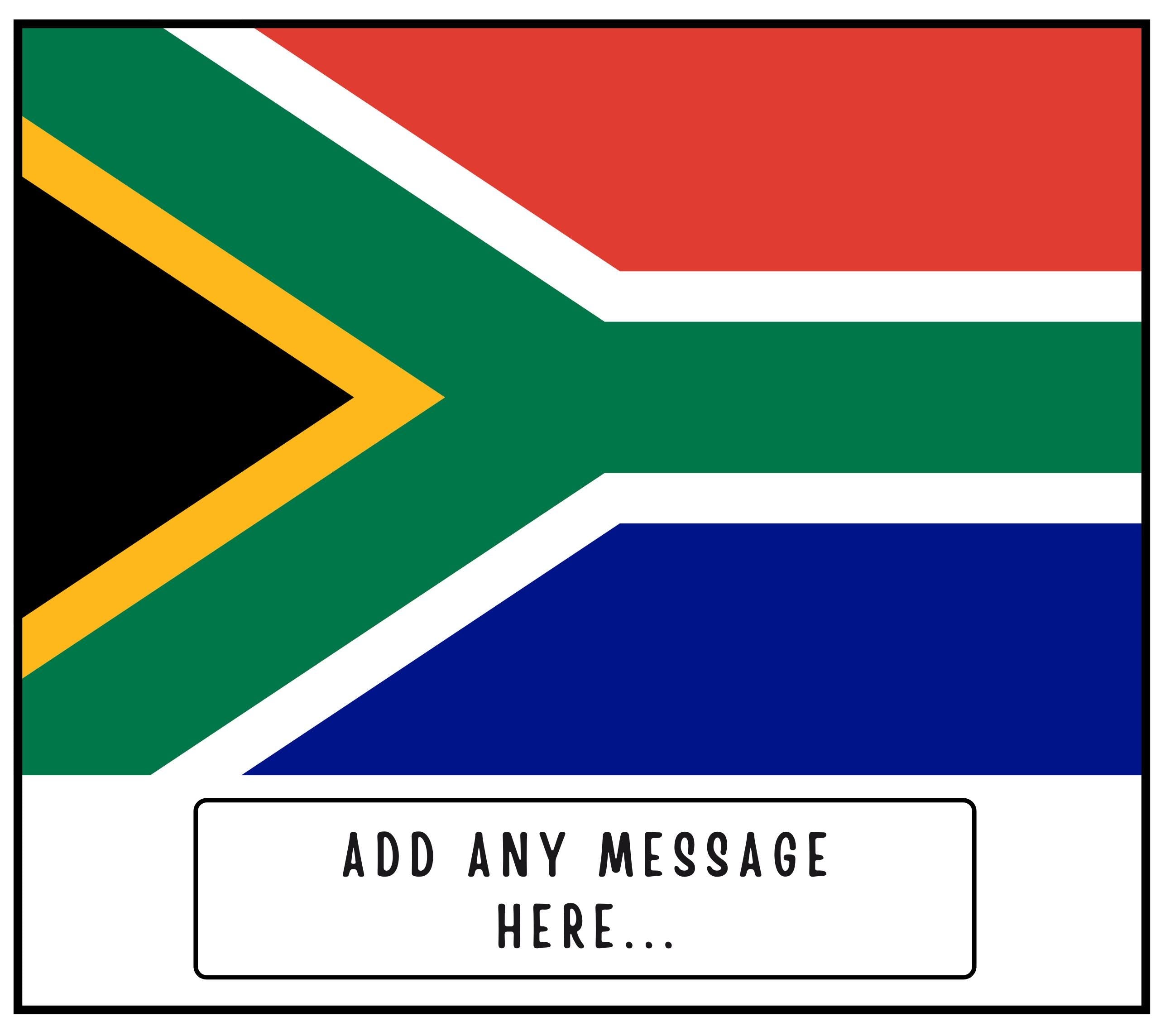 South Africa Personalised Candle | Flag of South Africa | Gift for South African | South Africa Home Décor | South Africa Custom Candle Gift Etsy