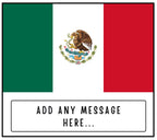 Mexico Personalised Candle | Mexican Flag | Custom Message Mexican Gift | Mexico Heritage Gift | Mexican Home Décor | Mexico Culture Candle Etsy