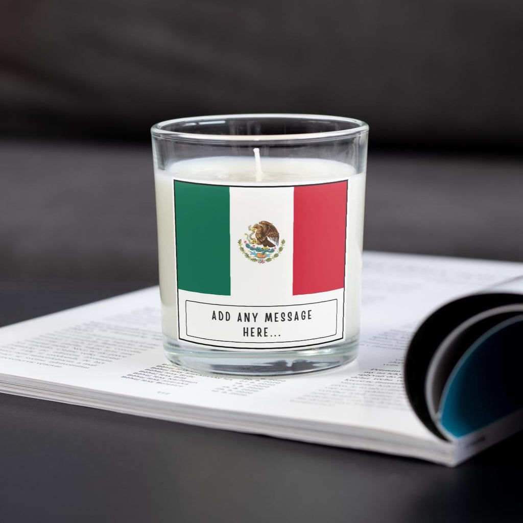 Mexico Personalised Candle | Mexican Flag | Custom Message Mexican Gift | Mexico Heritage Gift | Mexican Home Décor | Mexico Culture Candle Etsy