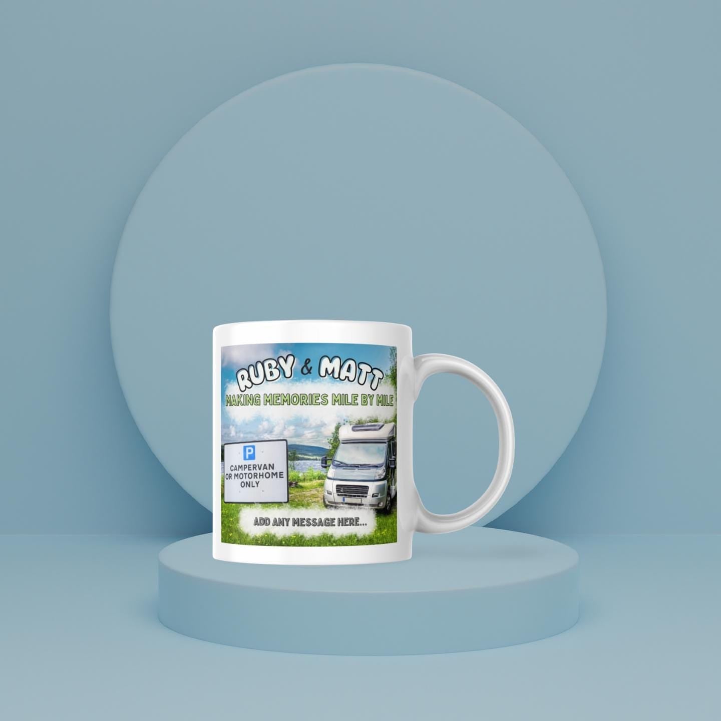 Personalised Motorhome Mug | Custom Campervan Gift | Making Memories Mile by Mile | Funny Vanlife Present | UK Travel Mug Etsy
