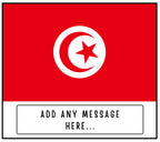 Tunisia Personalised Candle | Flag of Tunisia | Tunisian Flag Gift | Gift for Tunisian | Tunisia Home Décor | Custom Tunisia Gift | Candle Etsy