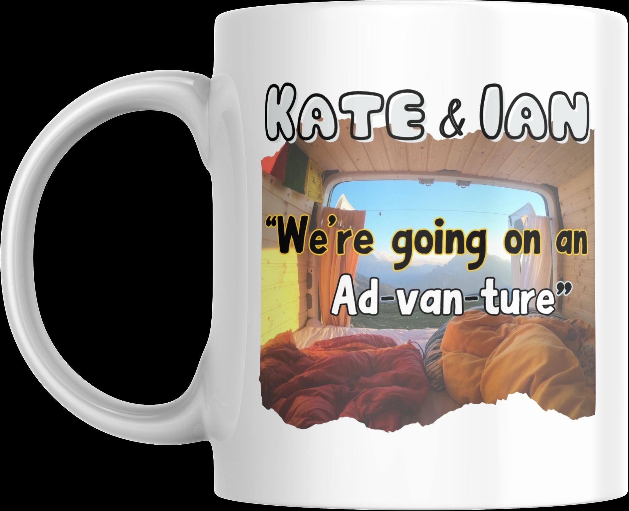 Personalised AdVanTure Mug | Custom Campervan Gift | Funny Vanlife Present | Scenic Travel Mug | Motorhome Cup | Caravan Gift Etsy
