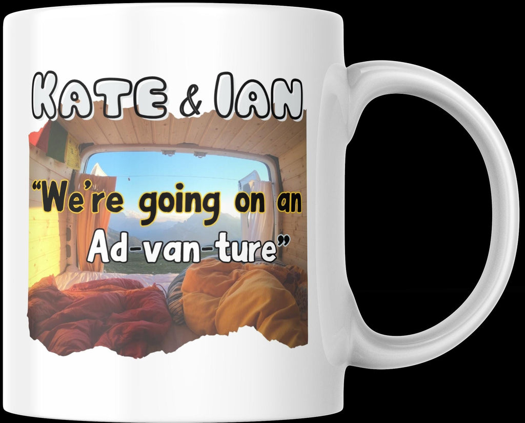 Personalised AdVanTure Mug | Custom Campervan Gift | Funny Vanlife Present | Scenic Travel Mug | Motorhome Cup | Caravan Gift Etsy