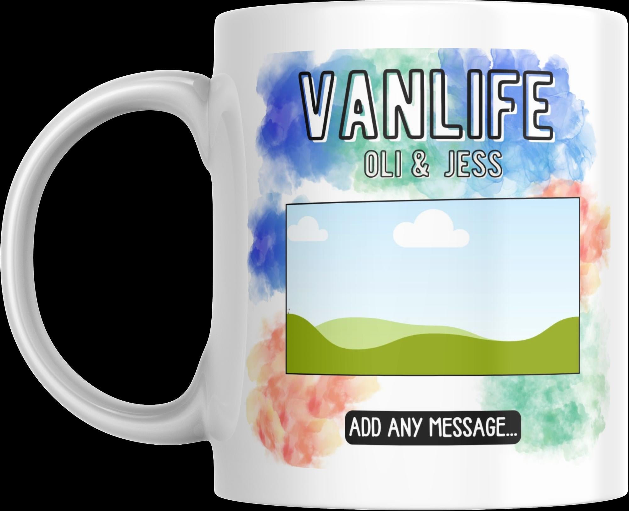 Personalised Vanlife Mug with Photo | Custom Campervan Gift | Upload Your Own Image | Funny Travel Cup | Motorhome | Camping | Road Trip Etsy
