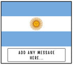 Argentina Personalised Candle | Flag of Argentina | Gift for Argentinian | Argentinian Home Décor | Argentinian Flag | Custom Argentina Gift Etsy