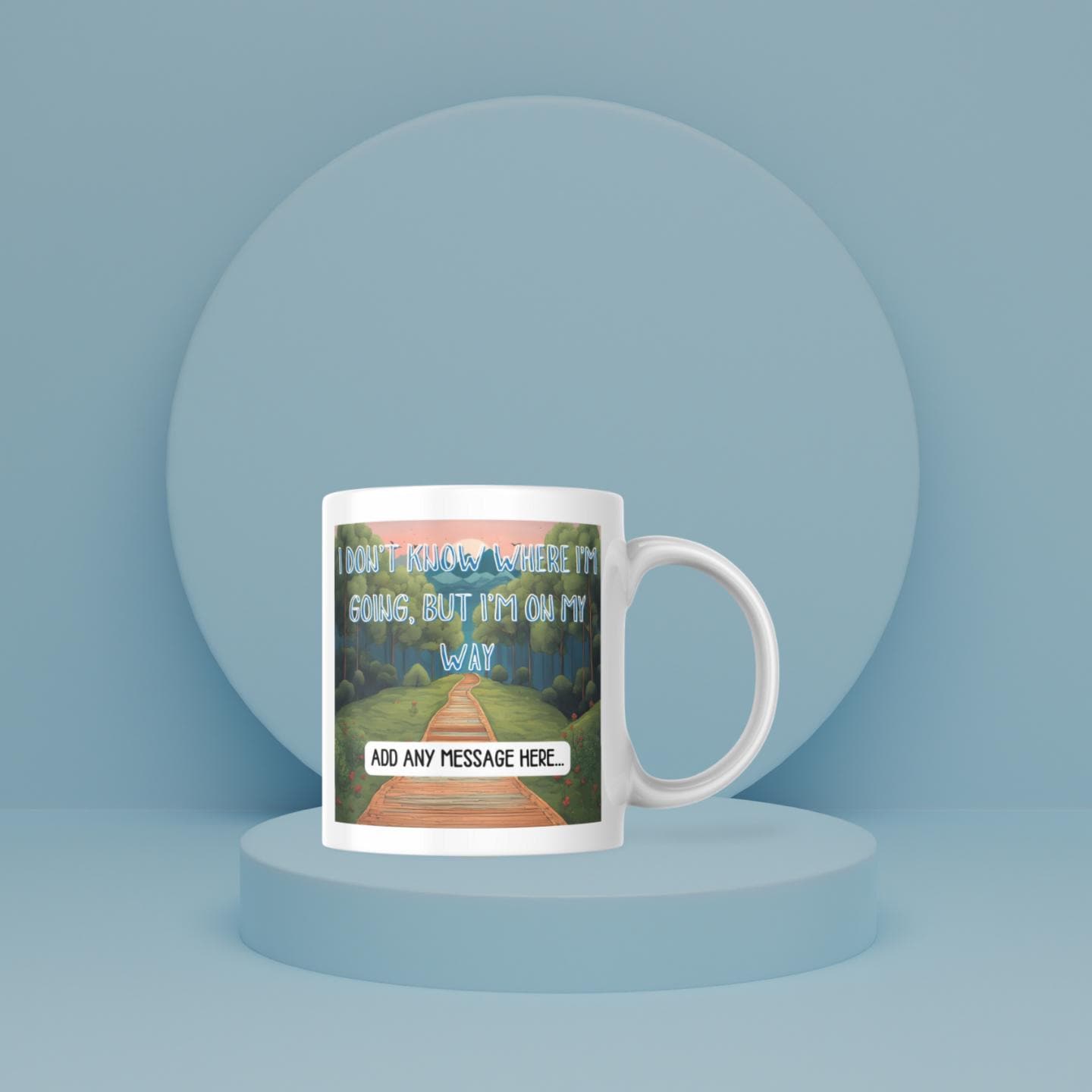 Personalised Vanlife Mug | Scenic Forest Travel Cup | Funny Camper Gift | Custom Message | UK Motorhome Present | Novelty Travellers Gift Etsy