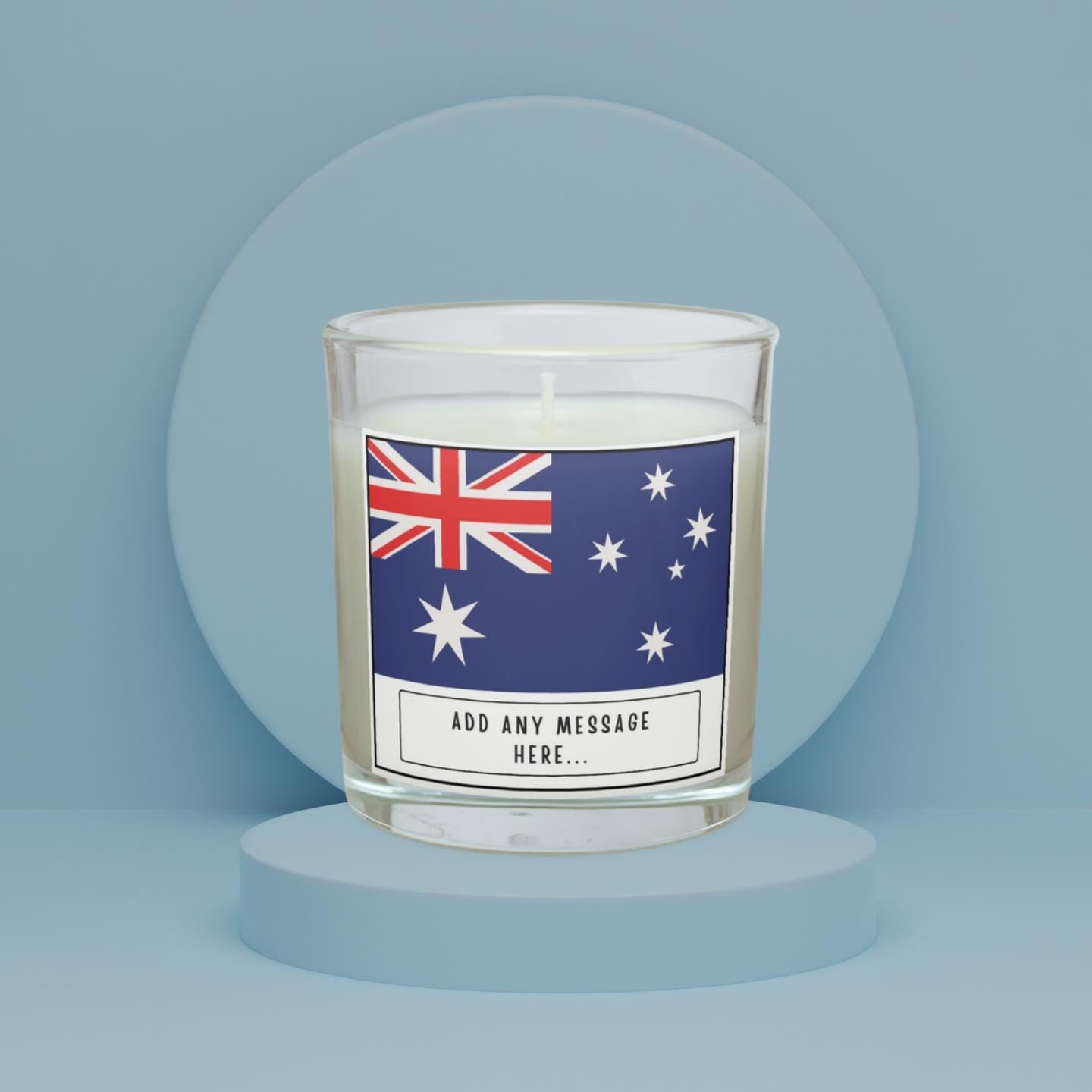 Australia Personalised Candle | Flag of Australia | Australian Flag | Gift for Australian | Missing Australia | Australia Home Décor Candle Etsy
